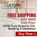 Free Shipping Site Wide & Duty Free! 100% Pure Mulberry Silk Bedding & Sleepwear. Buy Now!