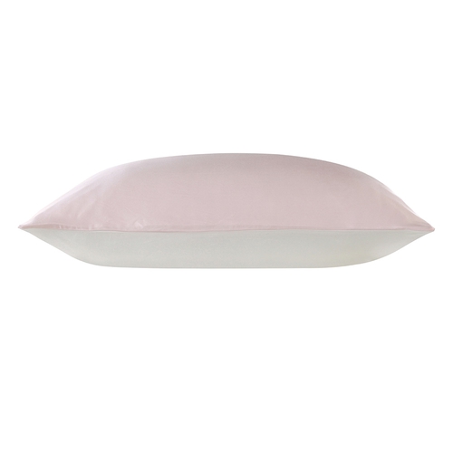 19 Momme Contrast Color Charmeuse Silk Pillowcase Light Plum & Ivory (model:4104)