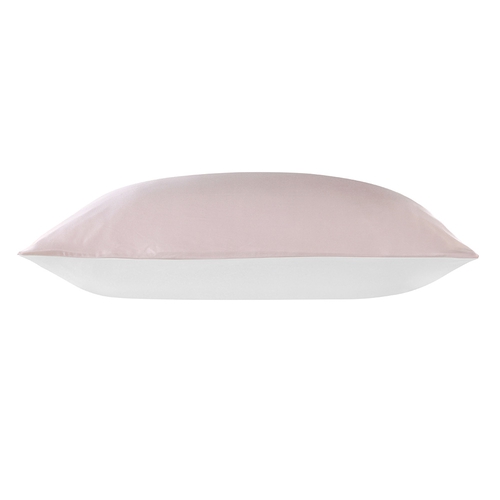 19 Momme Contrast Color Charmeuse Silk Pillowcase Light Plum & White (model:4111)