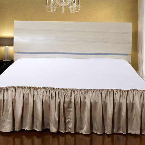 Cache Sommier en Soie 19 Momme Café