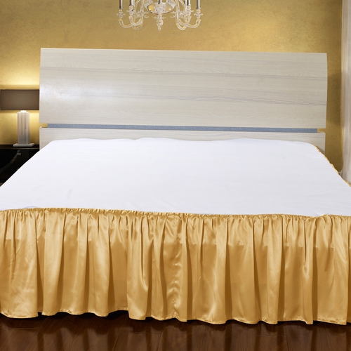 Cache Sommier en Soie 19 Momme Doré