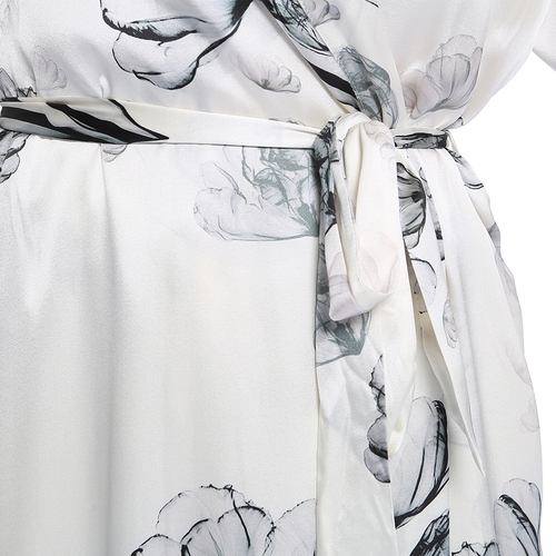 Ensembles 3 Pièces en Soie Imprimée Lotus