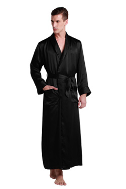 Mens Pure Silk Dressing Gowns Sale |LilySilk Australia