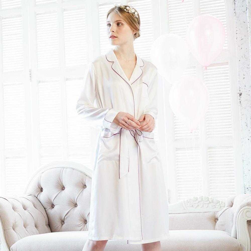 high collar robe